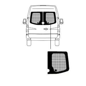 Achterruit Mercedes Sprinter 2006 Rechter Achterdeur
