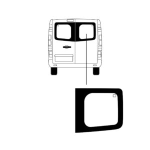 Achterruit Nissan Primastar L2 2003 Rechts