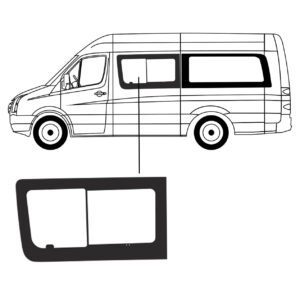 Schuifruit Mercedes Sprinter 2006 L2 Links Voor