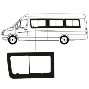 Schuifruit Volkswagen Crafter 2006 L3 en L4 Links Voor