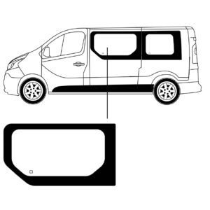 Zijruit Renault Trafic L2 2003 Links Voor