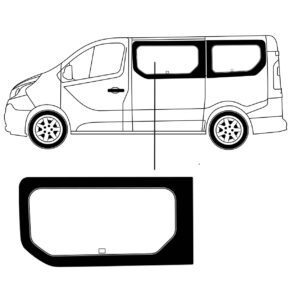 Zijruit Renault Trafic L2 2015 Links Voor