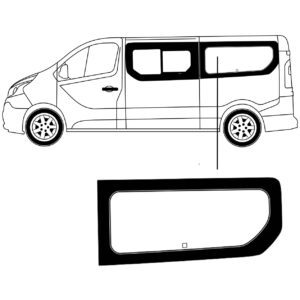 Zijruit Renault Trafic L2 2015 Links Achter
