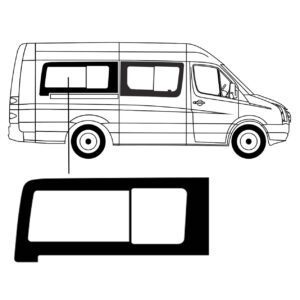 Schuifruit Volkswagen Crafter 2006 L2 Rechts Achter