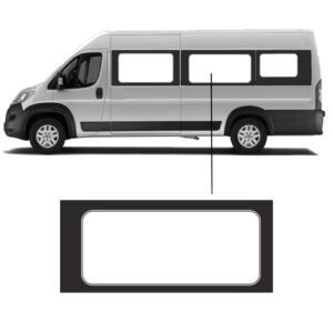 Zijruit Citroen Jumper L3 en L4 Links Midden