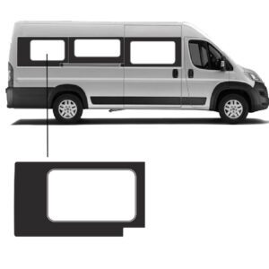 Zijruit Fiat Ducato L4 Rechts Achter