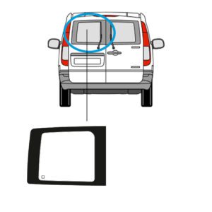 Achterruit - Mercedes - Vito - 2004 - Linker - Achterdeur