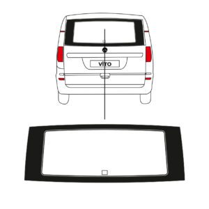 Achterruit - Mercedes - Vito - 2004 - Achterklep