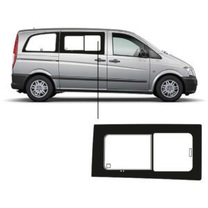 Schuifruit - Zijruit - Mercedes - Vito - 2004 - Rechts - Voor