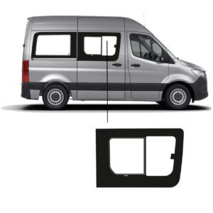 Schuifruit Mercedes Sprinter rechts Voor