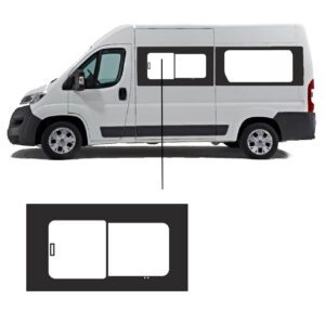 Schuifruit Zijruit - Fiat Ducato L1 -vanaf 2006 - Links Voor