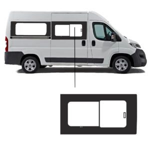 Schuifruit Zijruit - Fiat Ducato L1 -vanaf 2006 - Rechts Voor