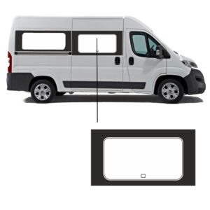 Zijruit Fiat Ducato L1 vanaf 2006 Rechts Voor