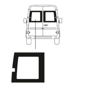 Achterruit - Mercedes Sprinter 312 - L2- 1995/2006 - Linker Achterdeur
