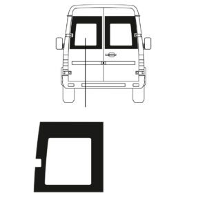 Achterruit - Mercedes Sprinter 312 - L3 - 1995/2006 - Linker Achterdeur