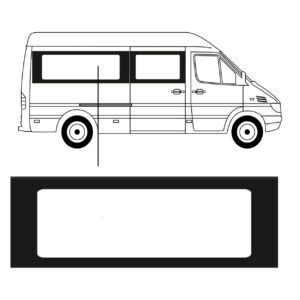 Zijruit - Volkswagen LT35 - L2 - 1995/2006 - Rechs Achter