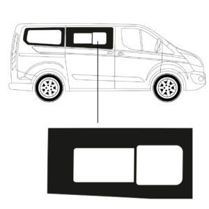 Schuifruit - Zijruit - Ford Custom - vanaf 2014 - Rechts Voor