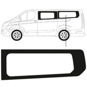 Zijruit - Ford Custom - L2- vanaf 2014 - Links achter