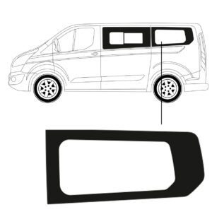 Zijruit - Ford Custom - L1- vanaf 2014 - Links achter